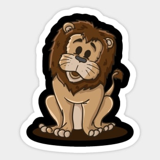 CUTY ZOO LION SYMBOL Sticker